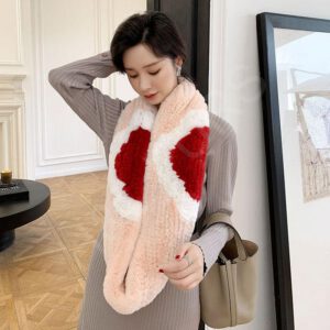 fur scarf wholesale manufacturer - HL23W006