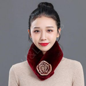 fur scarf wholesale manufacturer - HL23W016