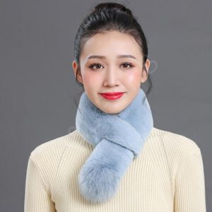 fur scarf wholesale manufacturer - HL23W018