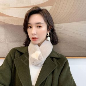 fur scarf wholesale manufacturer - HL23W020