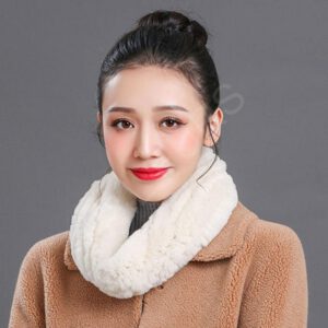 fur scarf wholesale manufacturer - HL23W024