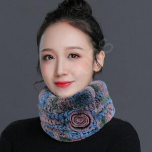 fur scarf wholesale manufacturer - HL23W026