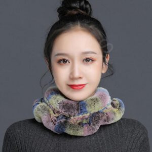 fur scarf wholesale manufacturer - HL23W027