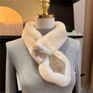 fur scarf wholesale manufacturer - HL23W039